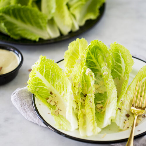 receta de ensalada cesar vegana.