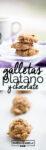 Galletas de plátano y chocolate