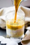 Latte dorado, Café dorado con turmeric. Golden latte.
