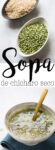 Receta de sopa de chícharo seco. Fácil y rápida. LA puedes hacer en la instapot o sosbre la estufa.