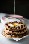 Waffles con proteína de almendra