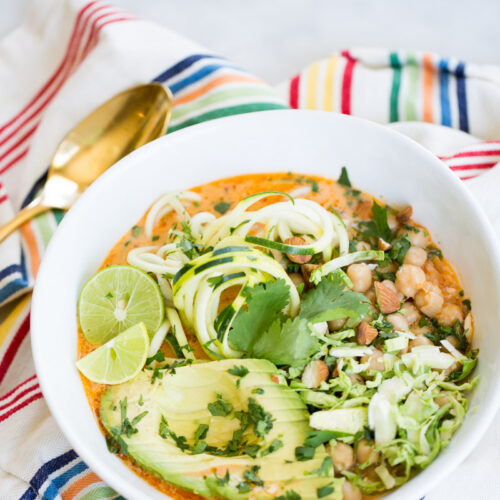 Receta de curry rojo con verduras en cinco minutos. Receta saludable, facil y vegana.