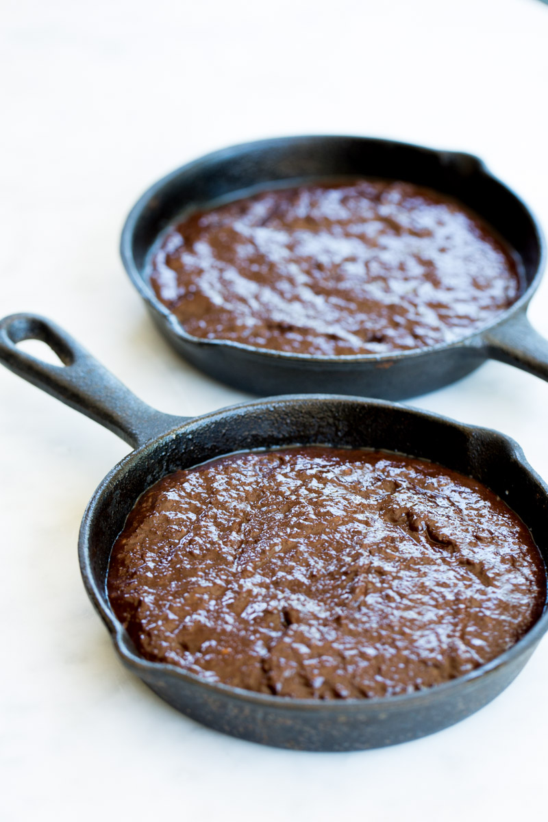 Receta vegana de mocha brownies, brownies con cafe.