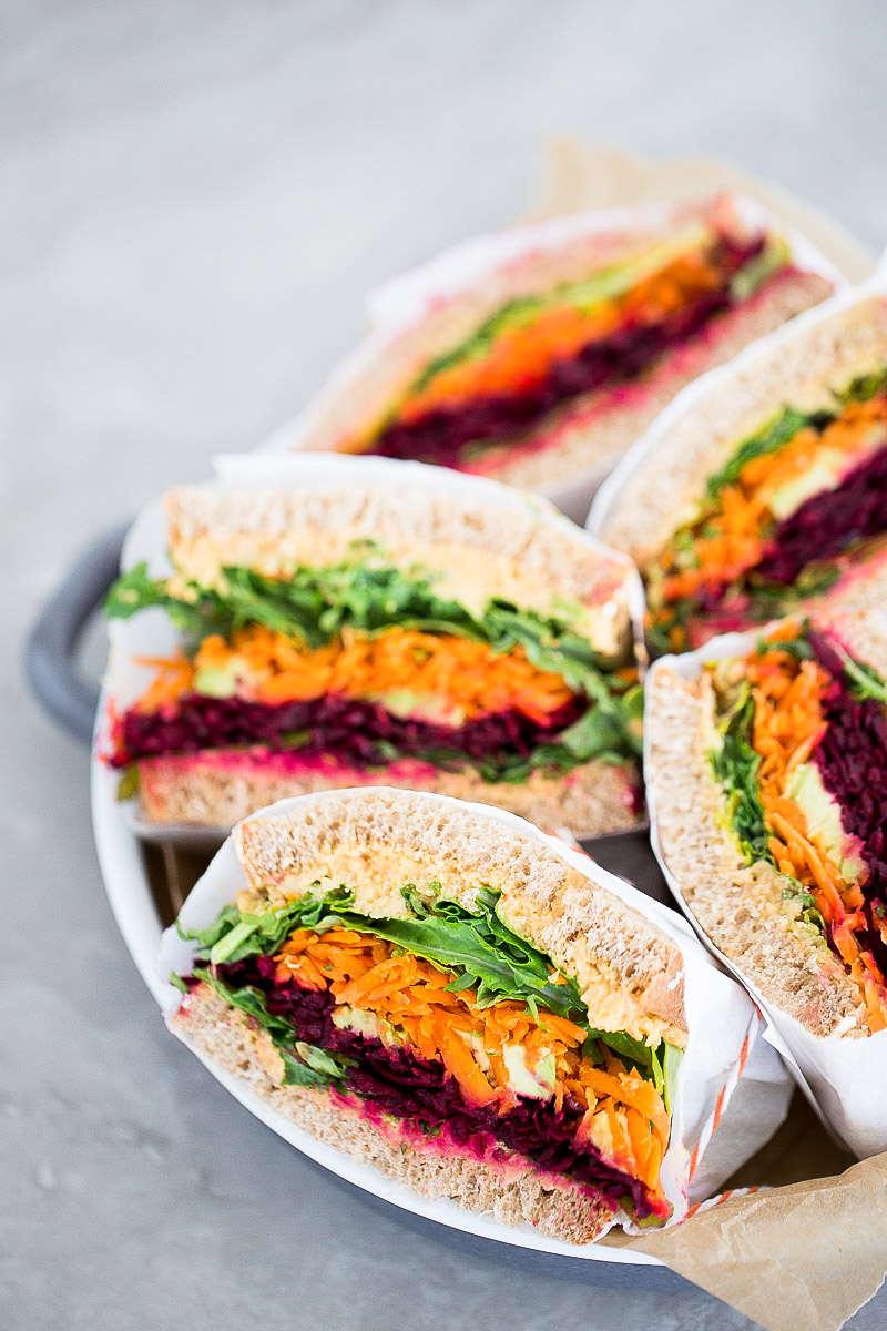 sandwich de verduras