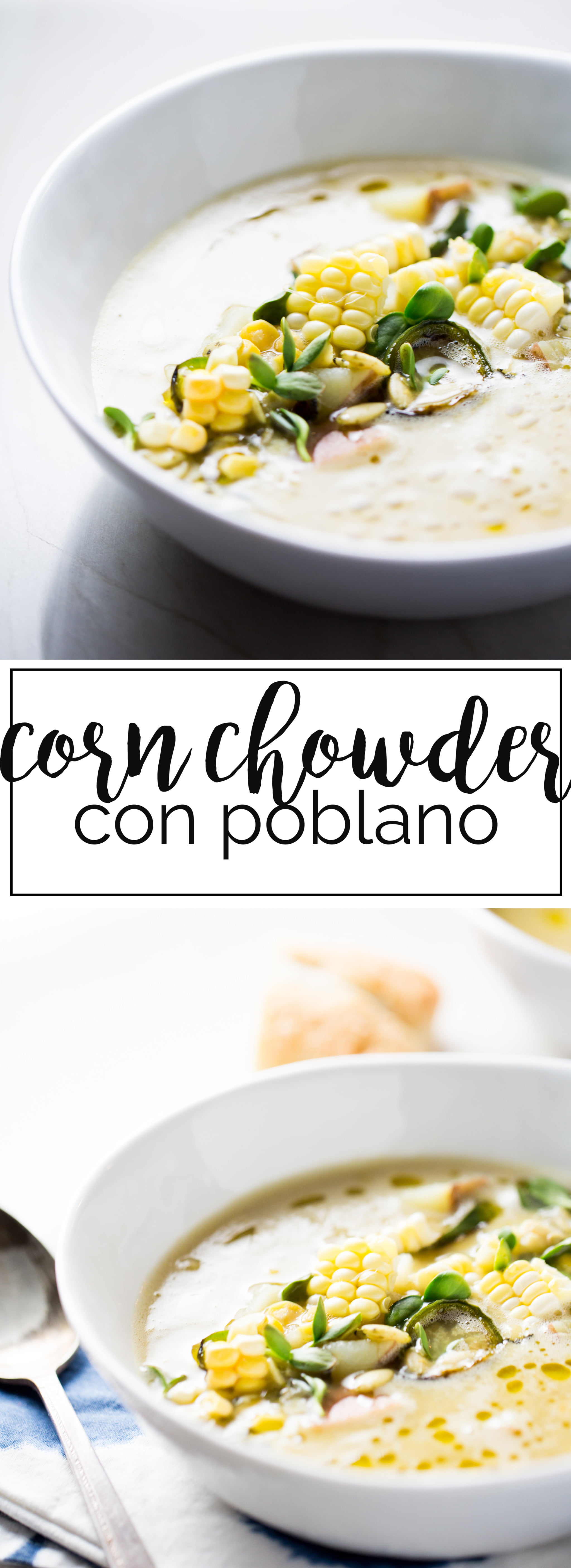 Esta receta super saludable de corn chowder te va a encantar. Es una receta fácil de hacer, perfecta para el verano y es una sopa muy nutritiva.