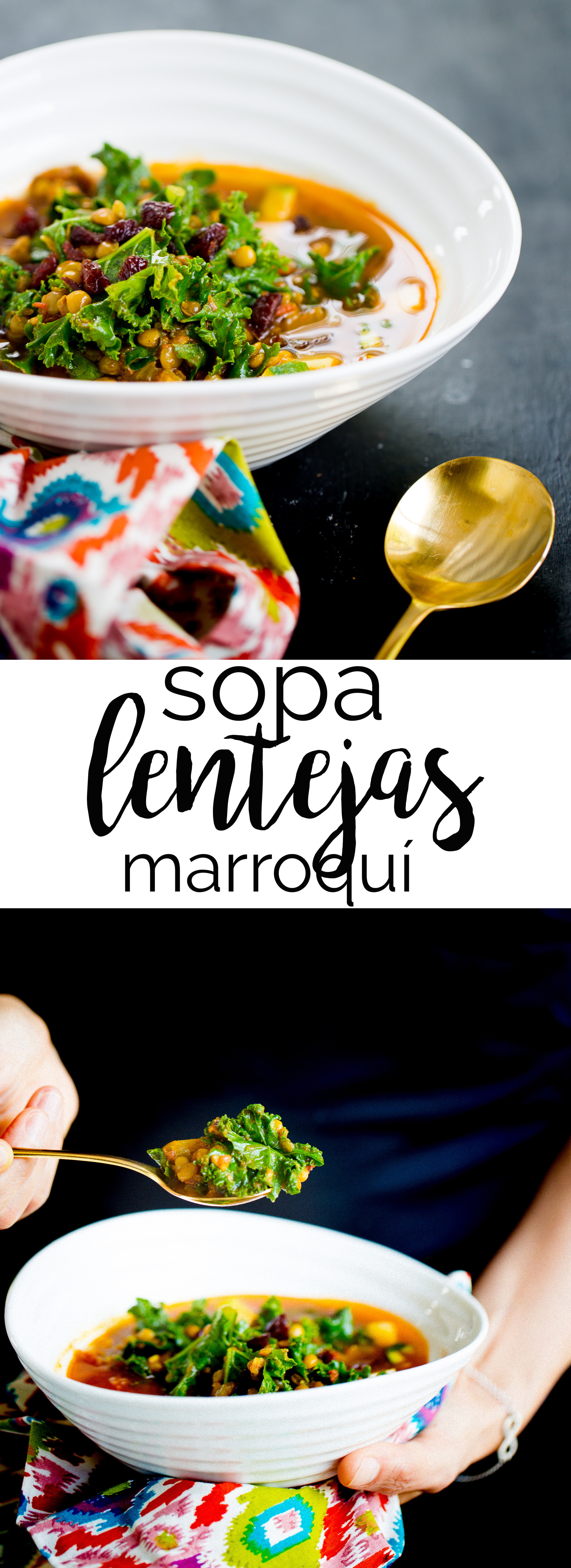 Esta receta para hacer sopa de lentejas marroquí pronto se va avolver en tu sopa preferida, se hace bien fácil y esta llena de especies que tienen super poderes en nuestra salud.