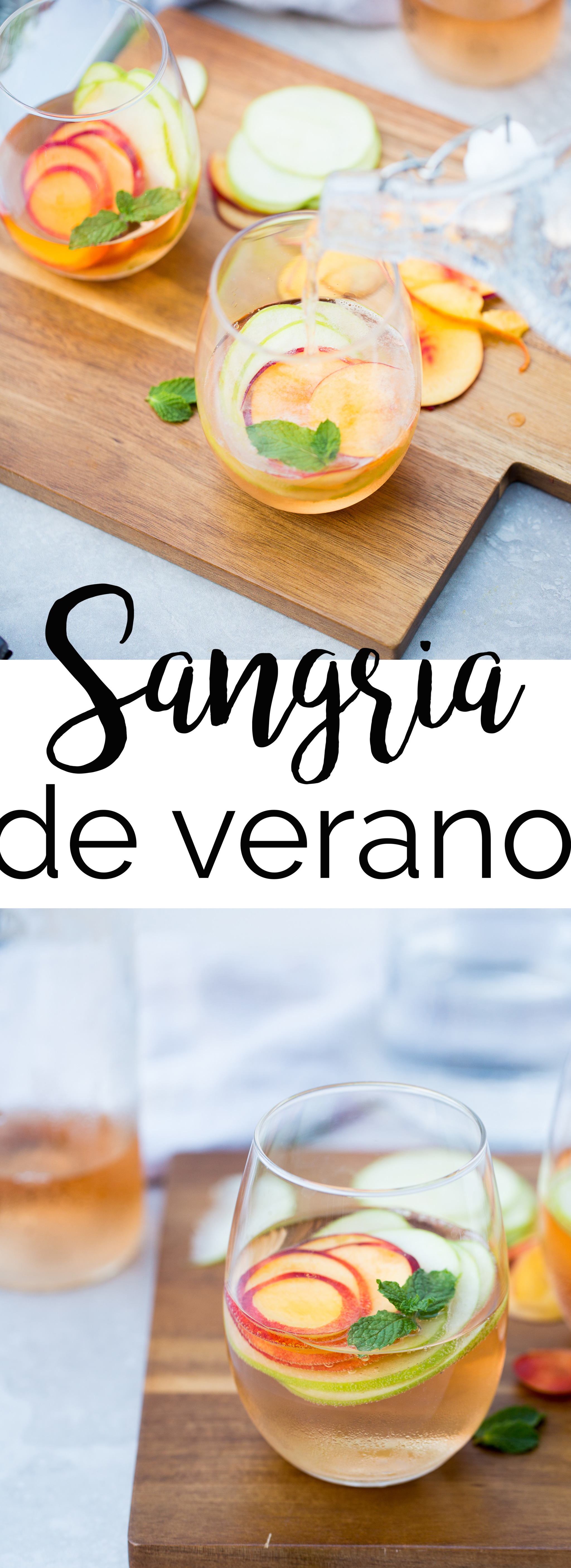 Receta para hacer una sangría de verano super fácil, sin azúcar y con frutas de temporada. Receta de una bebida fresca, de una bebida light, una sangría de frutas que te va a encantar.