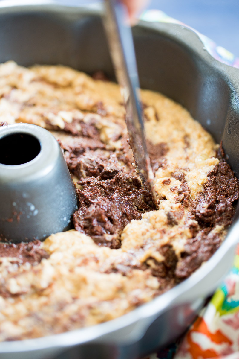 pan de plátano con chocolate