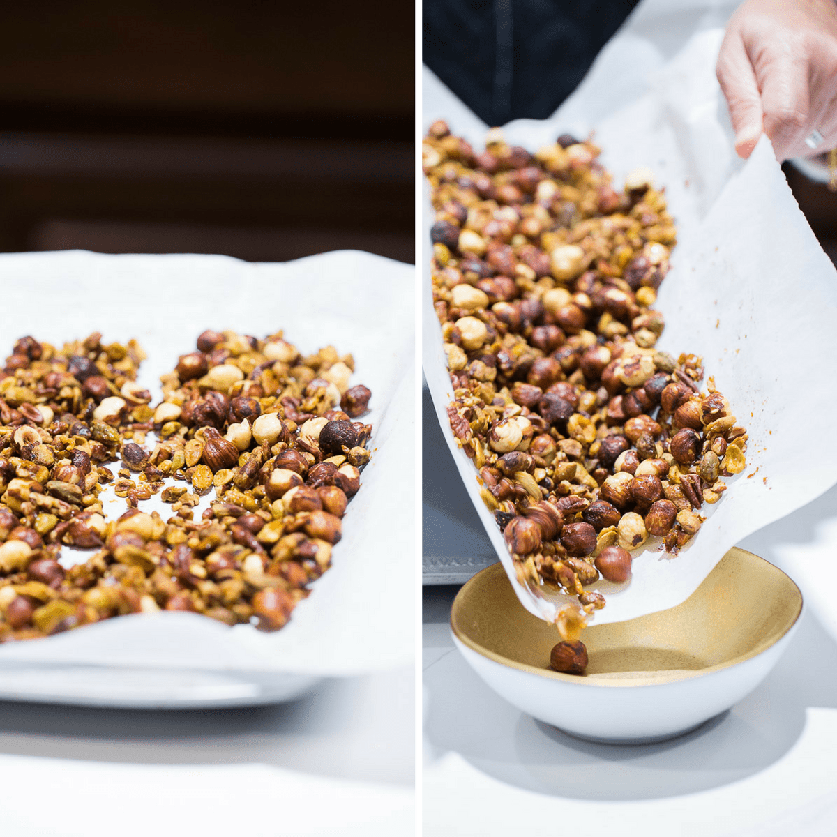 nueces rostizadas para botana