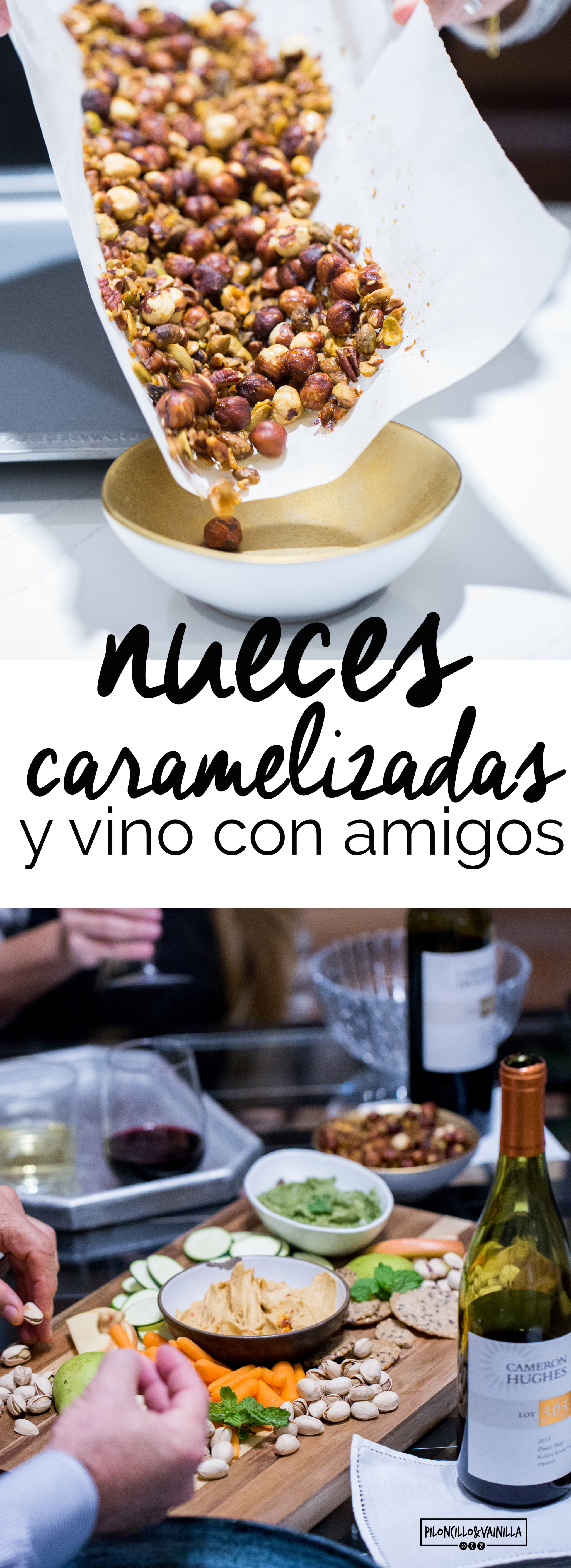 Receta de nueces para botana super rica y fácil. Estas nueces quedan perfecto para una juntadita con amigos con un vinito y otras botanas.
#partner