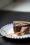 Recipe for creamy chocolate vegan pie.