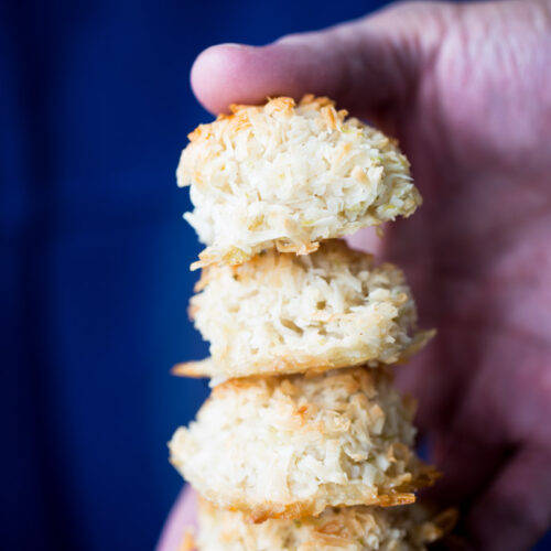 Recipe for vegan lime macaroons