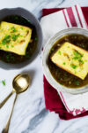 Vegan French onion soup
