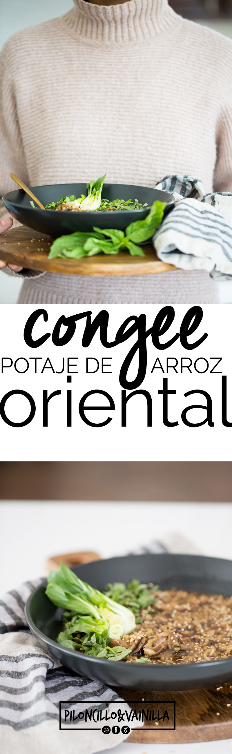 Congee, potaje de arroz oriental. Y lo has probado? Esta receta de congee, potaje de arroz oriental esta lleno de beneficios para el cuerpo. Esta receta vegana lleva jengibre, ajo, shitakes y salsa tamari, ingredientes que nutren y desinflaman el cuerpo.
