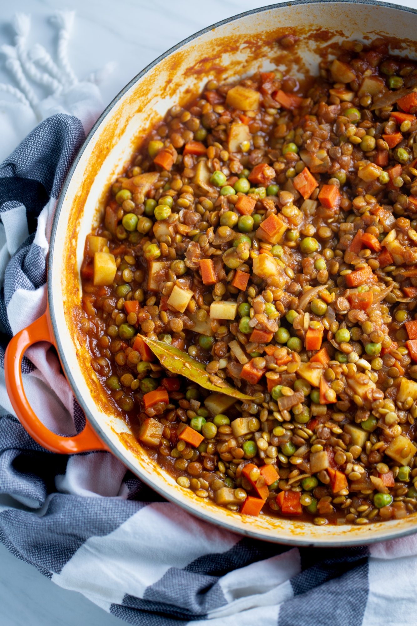 Tacos de picadillo de lentejas