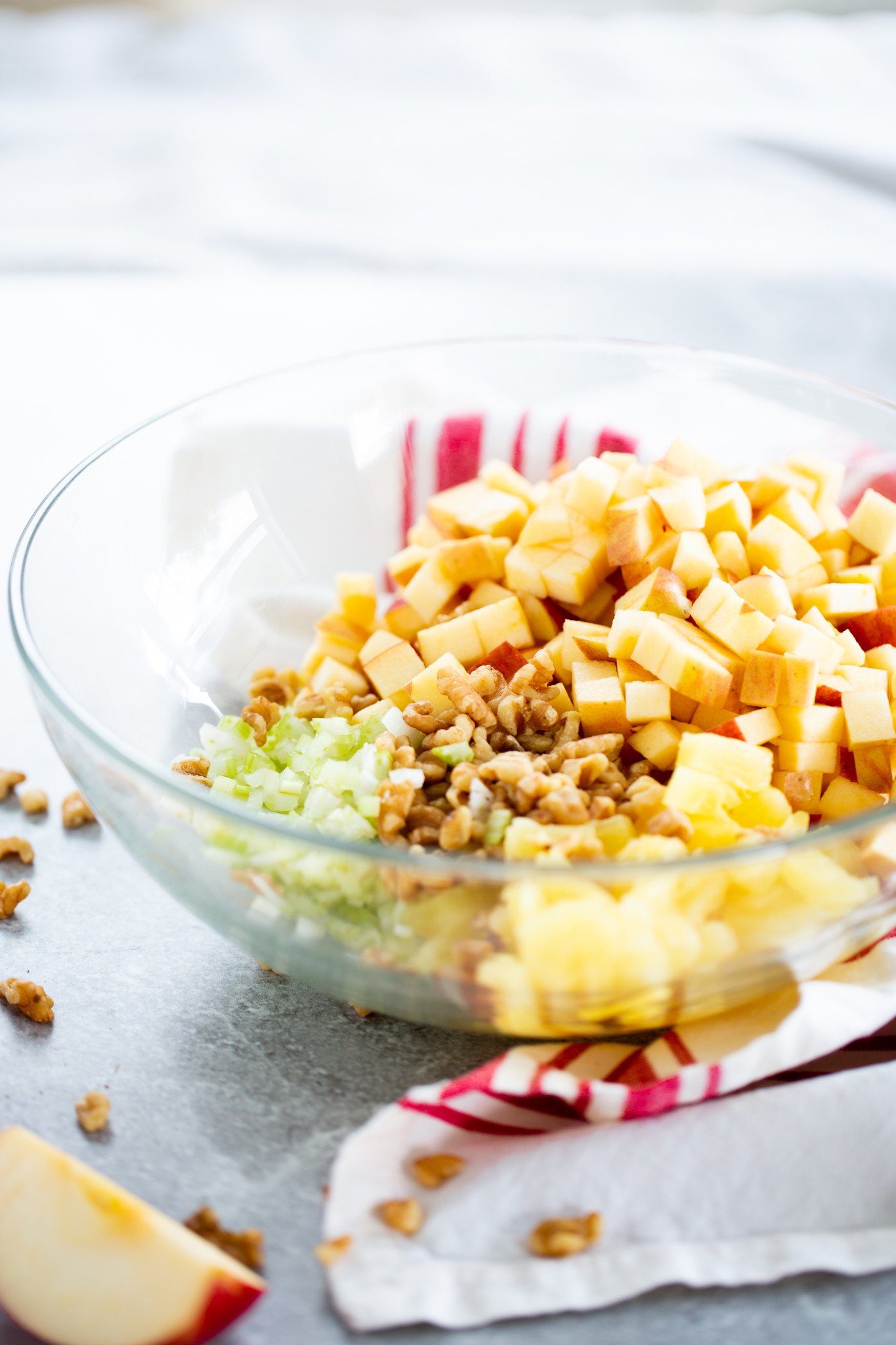 Ingredientes de Ensalada de Navidad mexicana