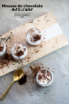 mousse de chocolate Mexicano