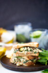 SANDWICH  DE POBLANO Y CHAMPIÑON CON EXTRA PROTEÍNA