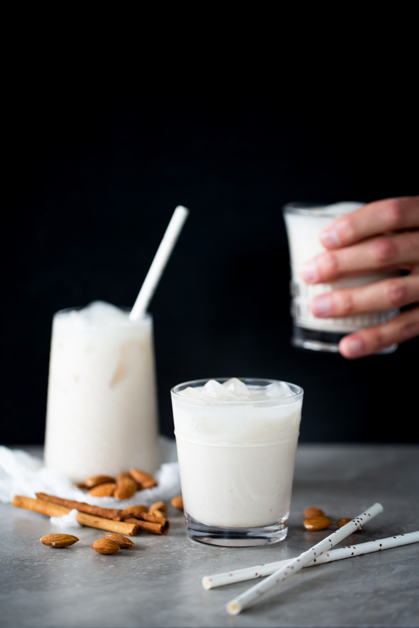 Horchata Vegana de avena y almendra