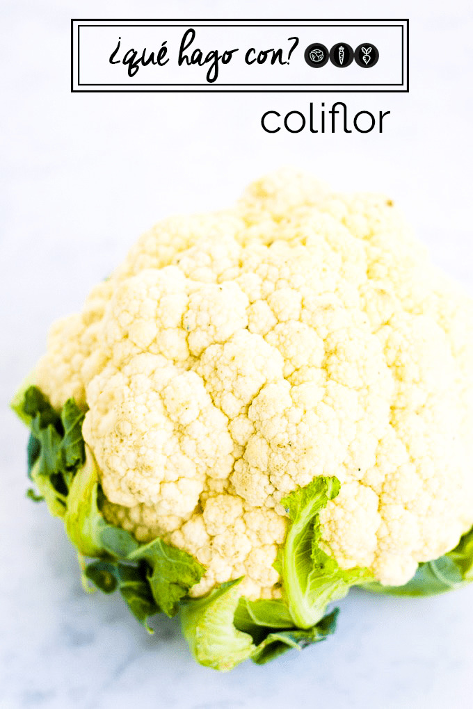 qué hago con coliflor