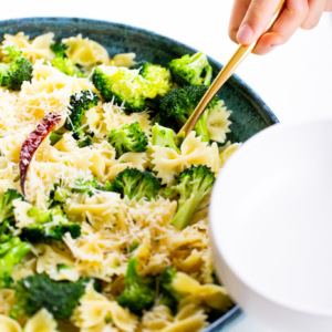 receta de pasta con brocoli