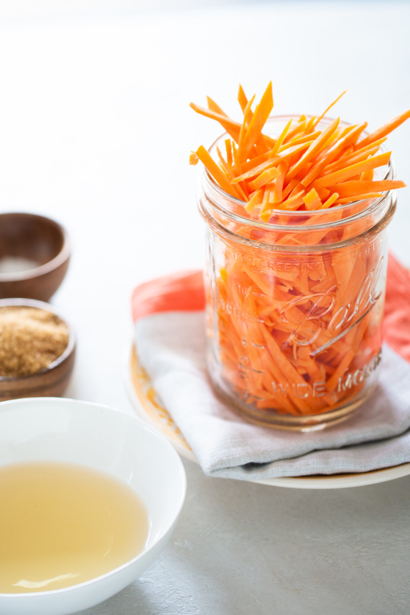 zanahorias en un frasco 