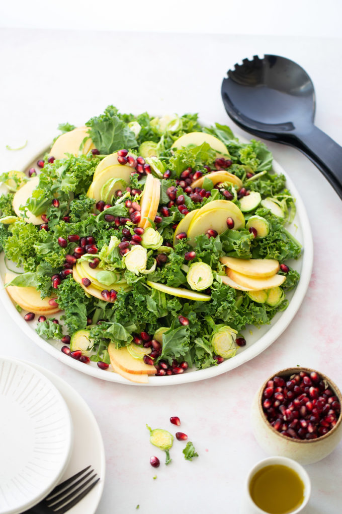 ensalada de kale y colecitas