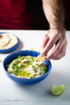 Baba ghanoush, dip de berenjena asada