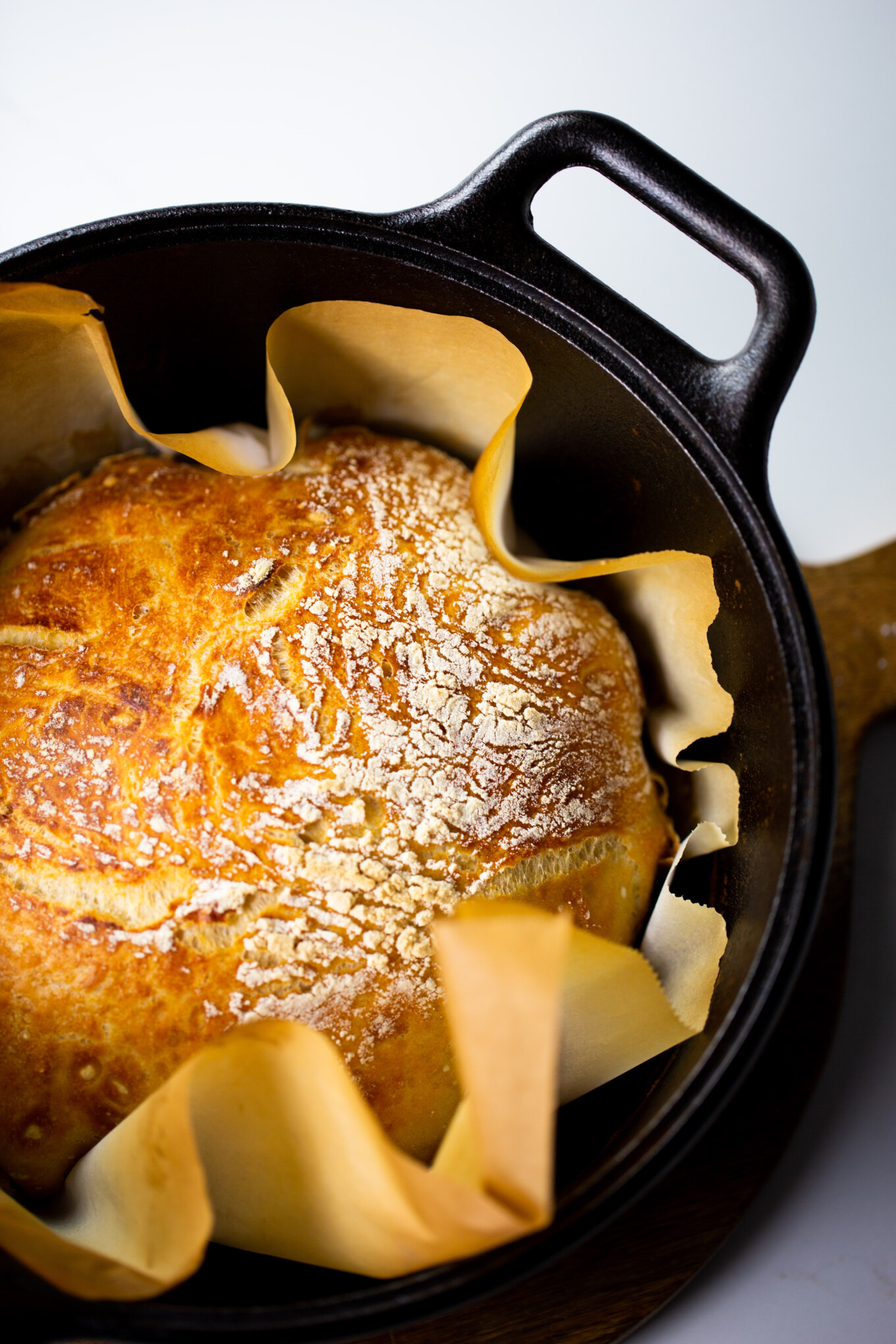Pan hecho en casa recién salido del horno