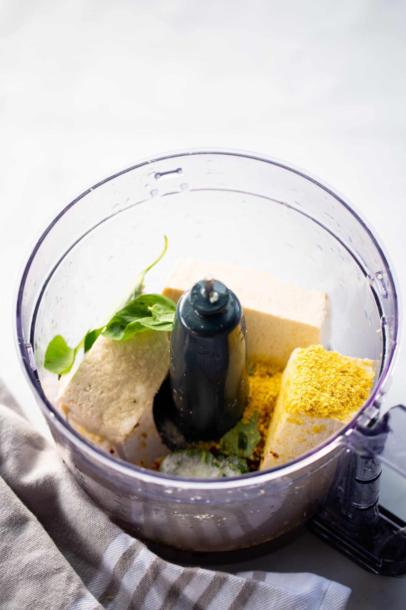 ingredientes para hacer tofu ricotta en procesador