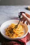 Pasta alla vodka, receta vegana