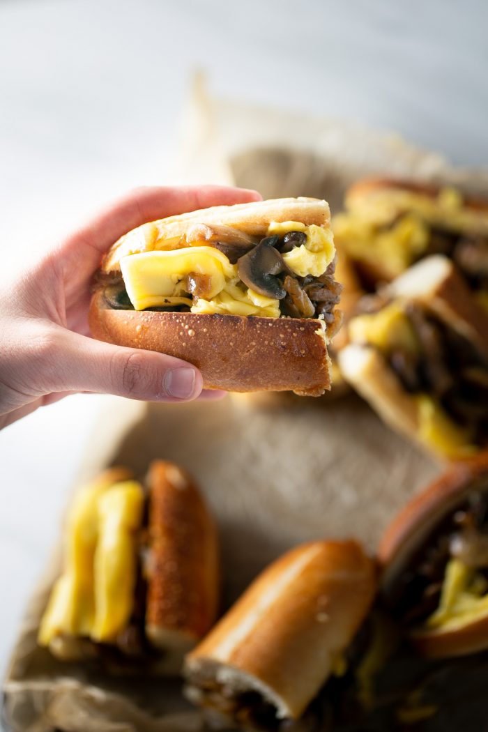 sandwich de champiñón