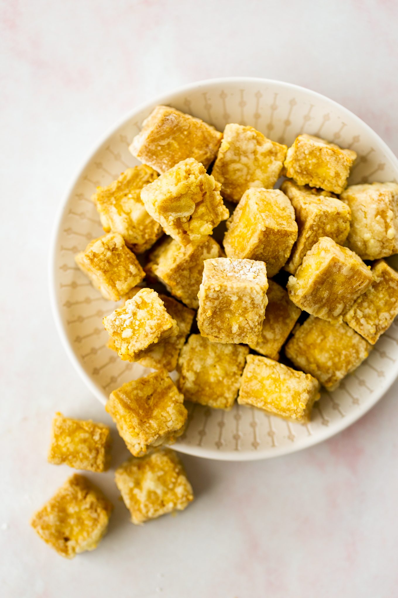 tofu crujiente al horno,como hacer tofu crujiente,tofu crujiente