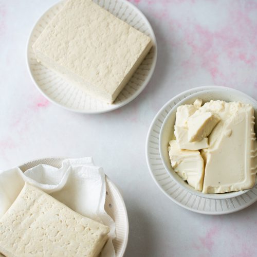 tres tipos de tofu