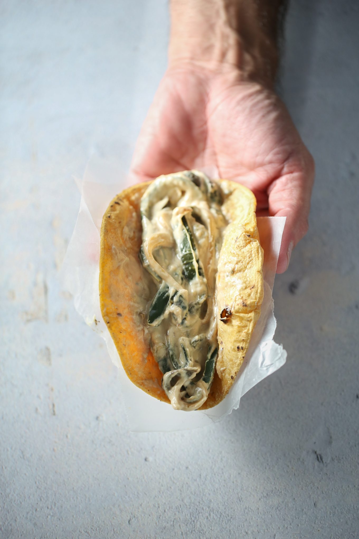 rajas con crema