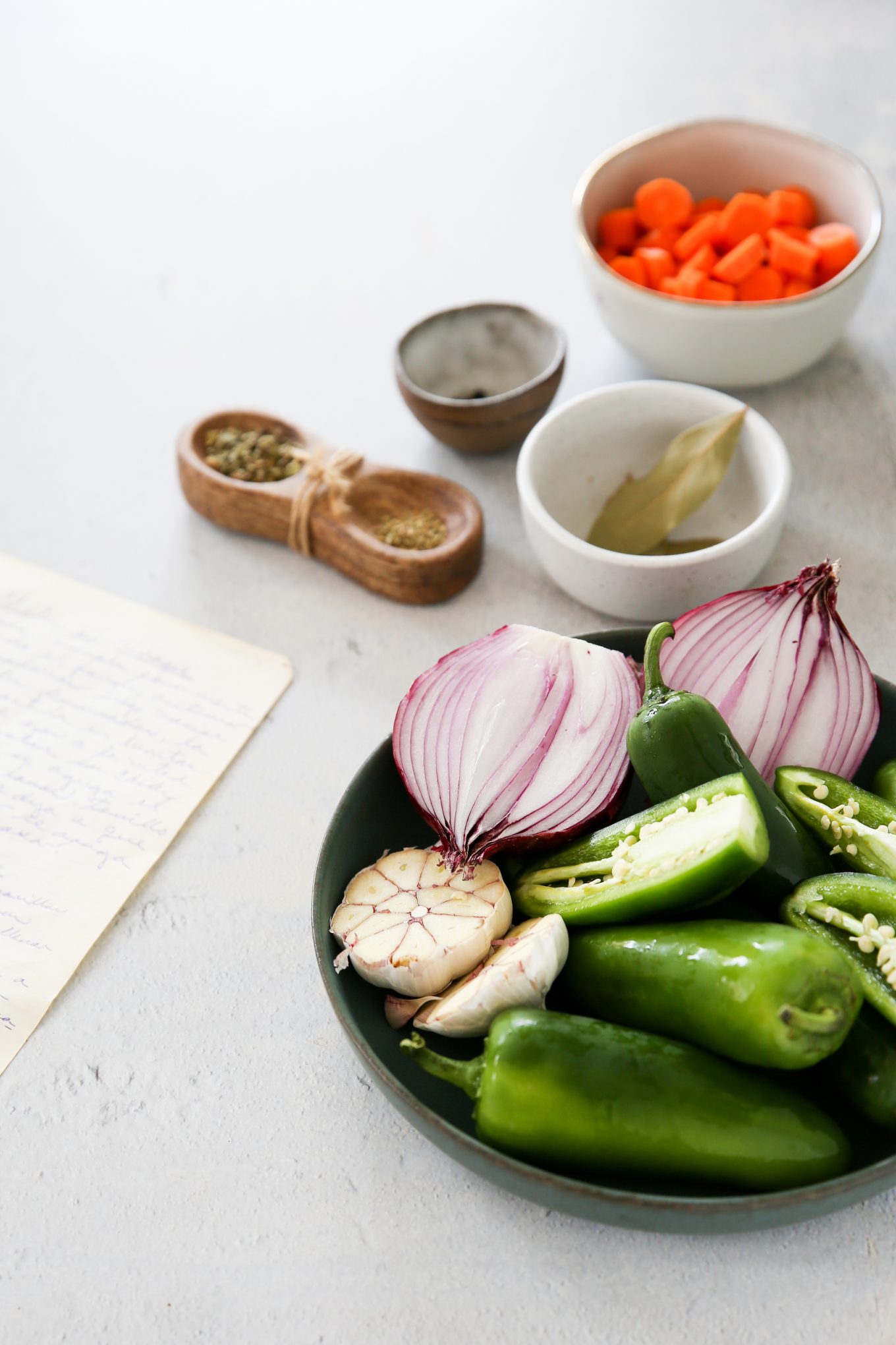 chiles en vinagre