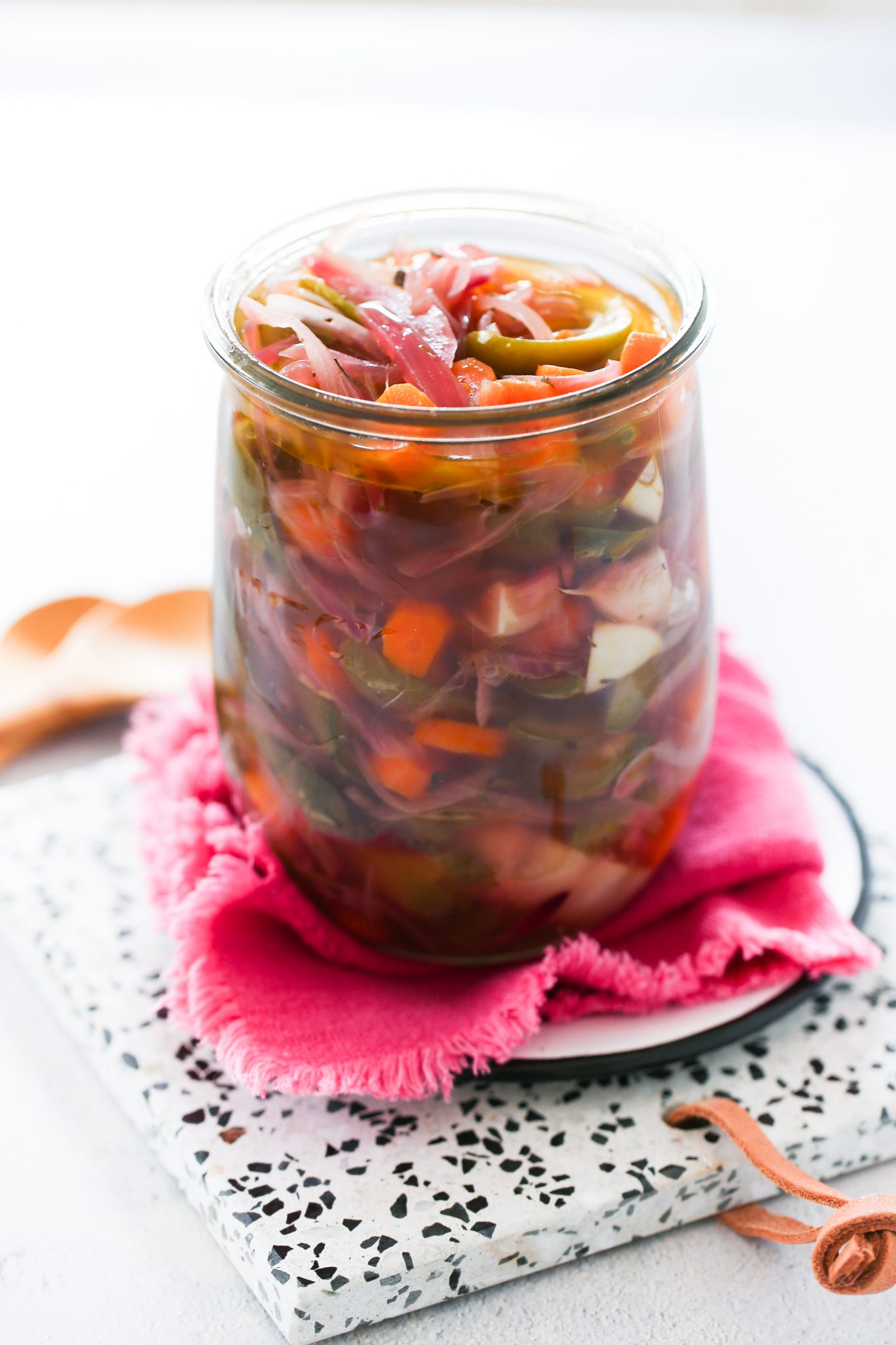 chiles en vinagre