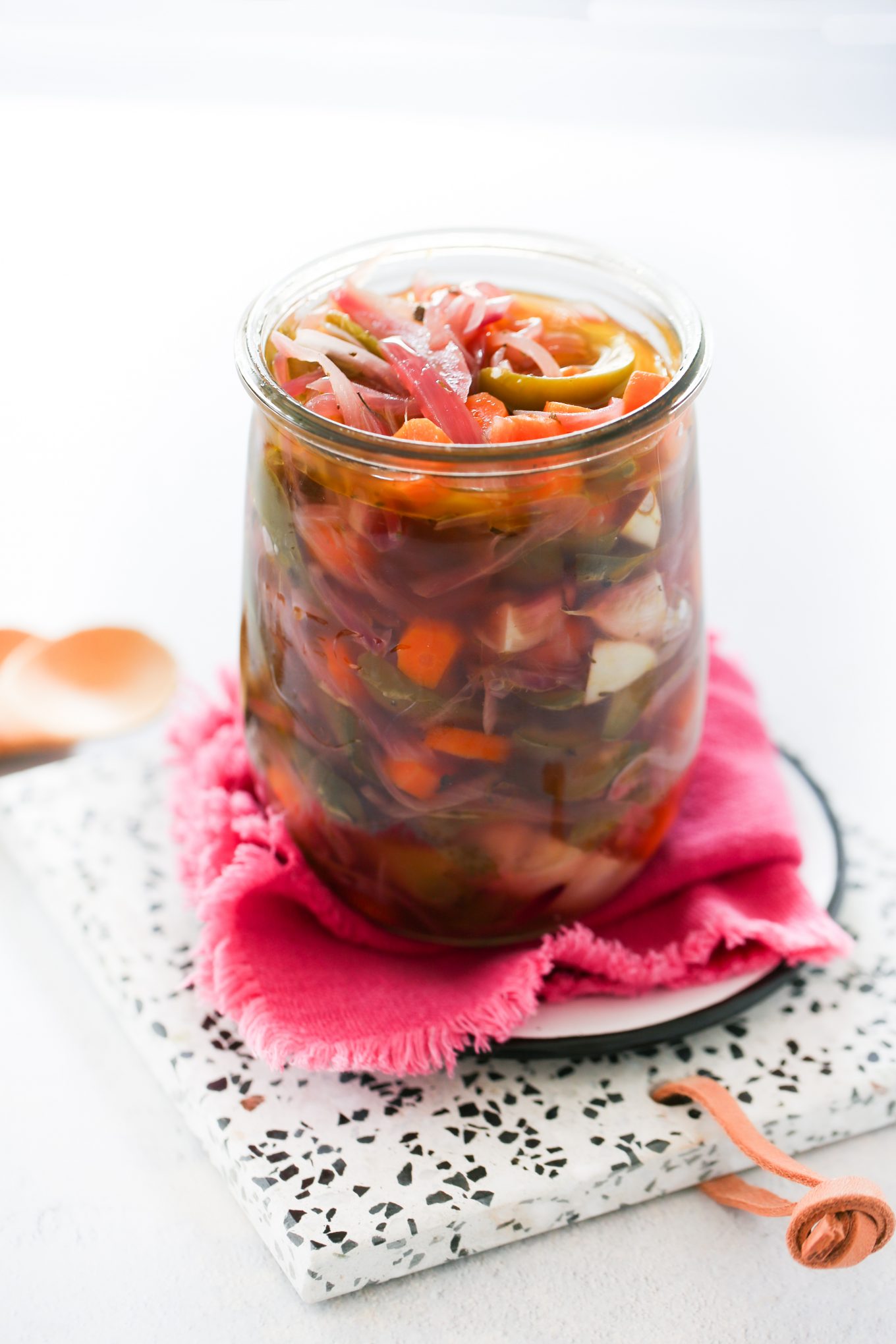 chiles en vinagre