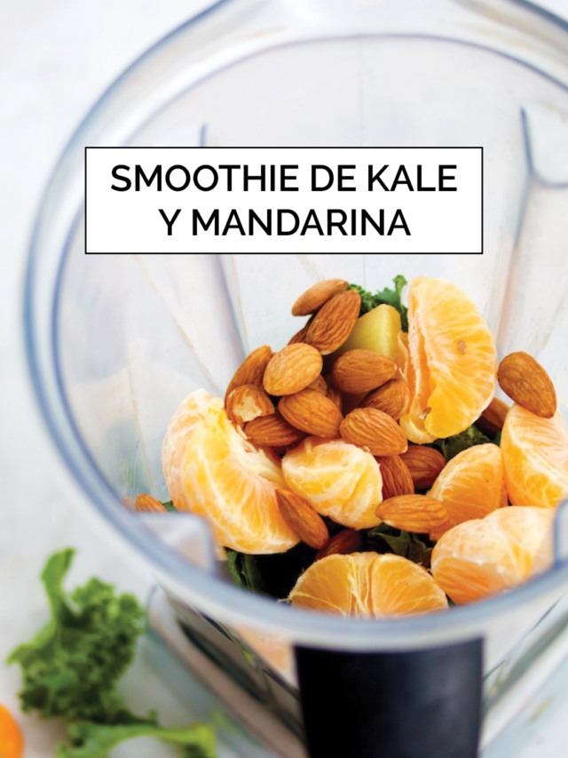 Smoothie de kale y mandarina