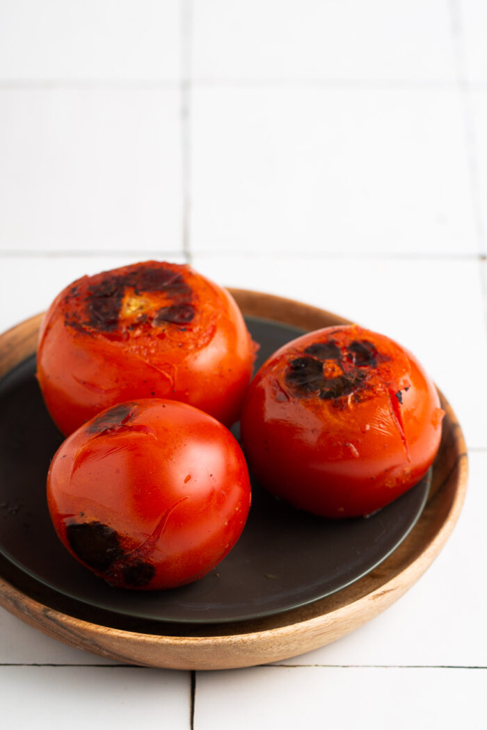 chared tomatos