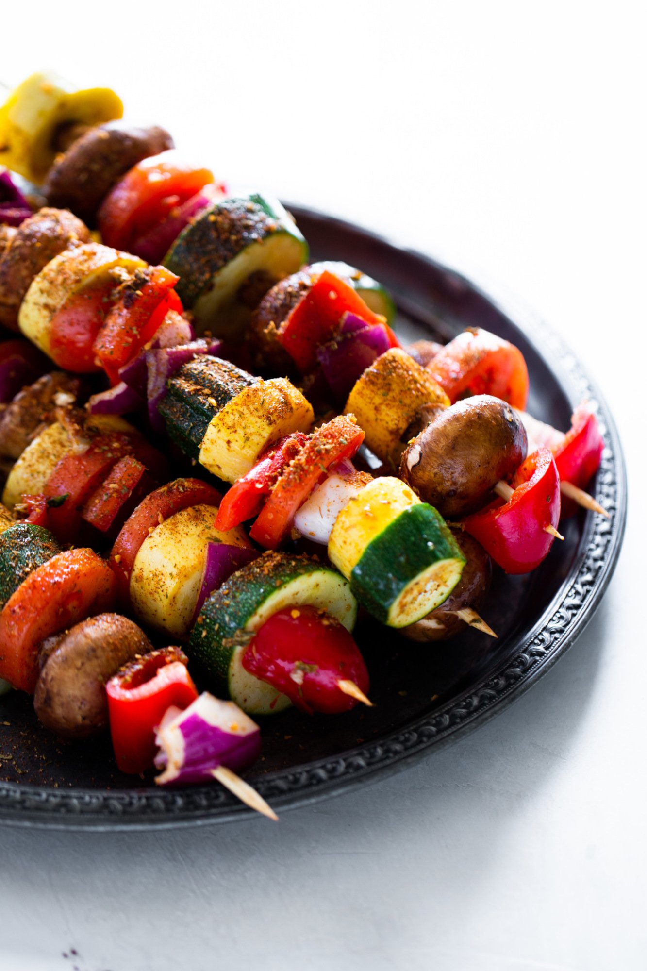 BROCHETAS de Verduras para Hacer en el Grill o Horno