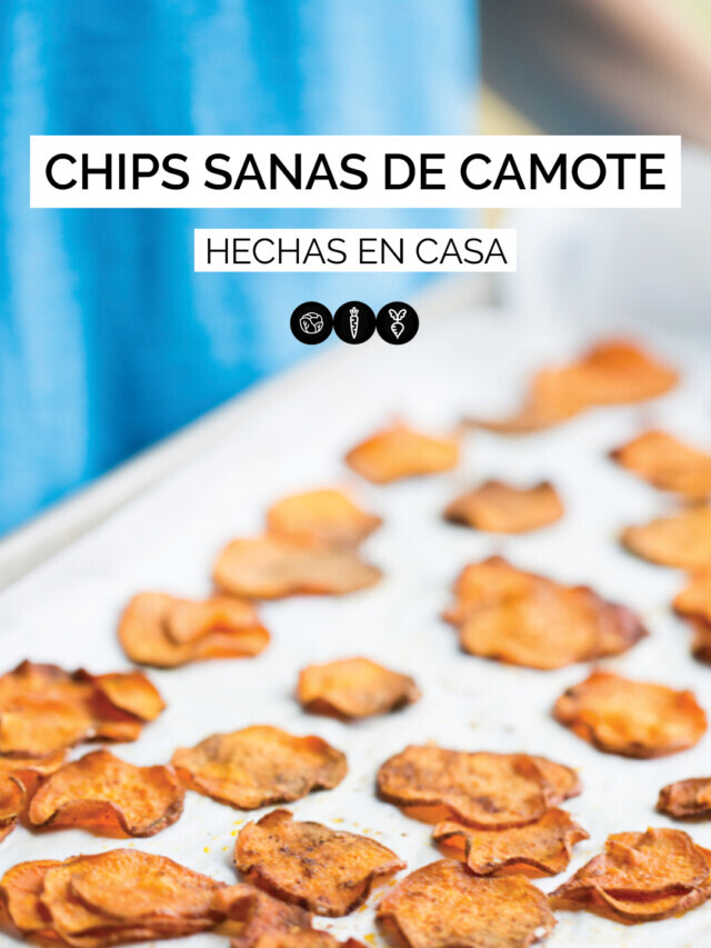 CHIPS SANAS DE CAMOTE HECHAS EN CASA