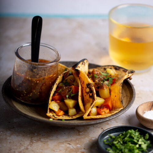 tacos de papa y camote 4