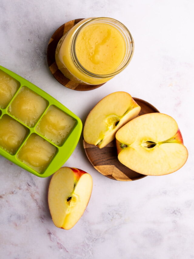 CÓMO HACER PURÉ DE MANZANA