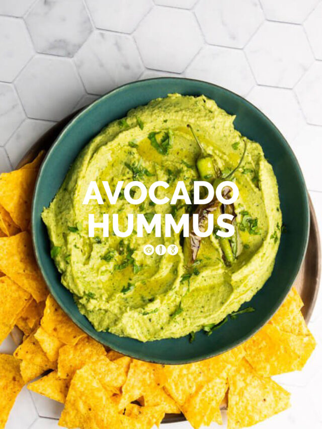 AGUACATE CON HUMMUS